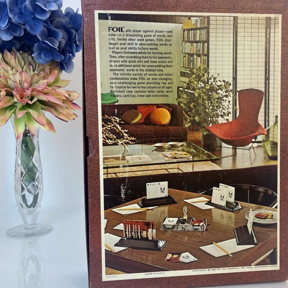 VINTAGE Word Strategy Game | Foil | 3M Bookshelf Game - Picture 4 of 9